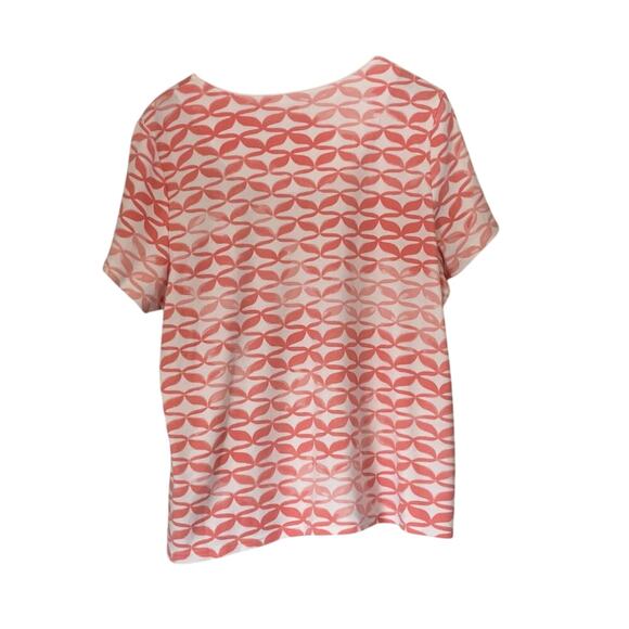 Cotton Blend Orange/Peach/Coral Graphic T-Shirt, Hot Air Balloon, Bling Size 2X - Picture 5 of 12